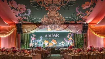 amfAR Palm Beach Gala, 2024. Designed by Rafanelli Events.